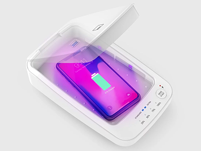 O2U Air Mobile 2合1手機螢幕消毒器